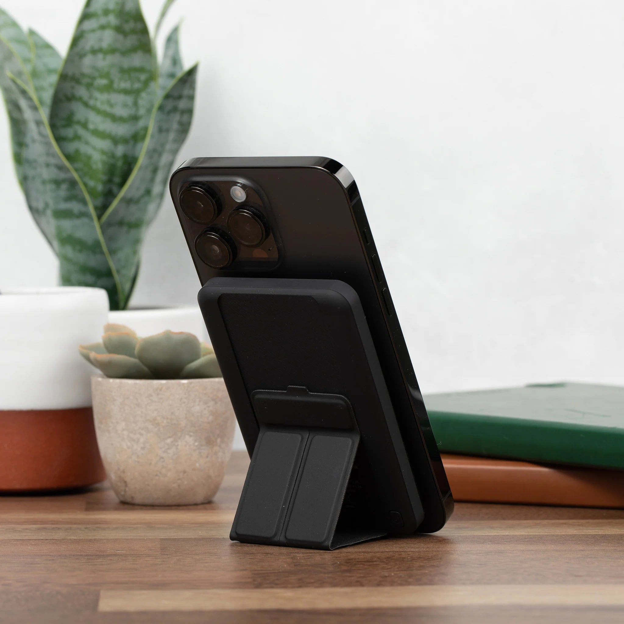 5000Mah Magnetic Wireless Portable Power Pack, Foldable Integrated Kickstand External Battery Pack With Dual Output Ports And Multi Pastel Color Options