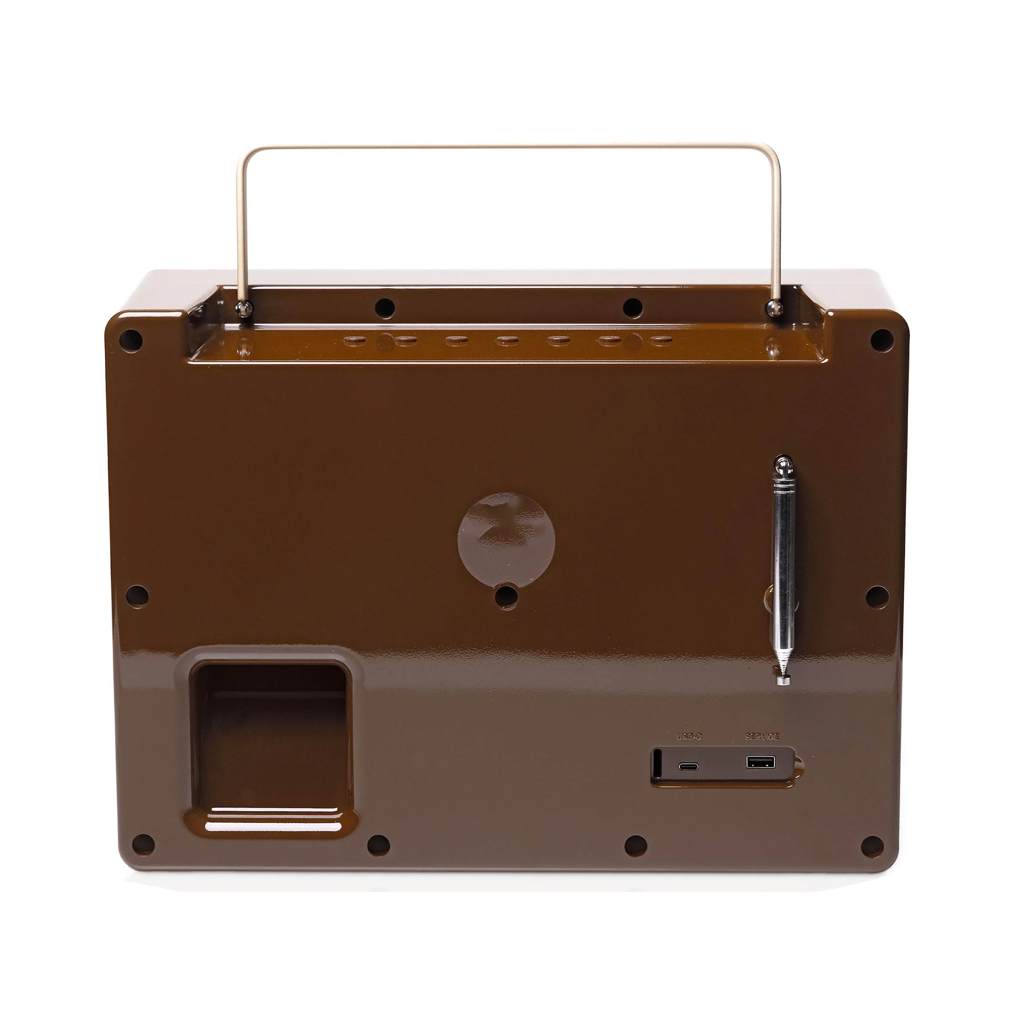 50W Three-Driver Portable Bluetooth Audio System With FM Radio Tuner, IPX4 Splash Resistant Multi-Input Music Player