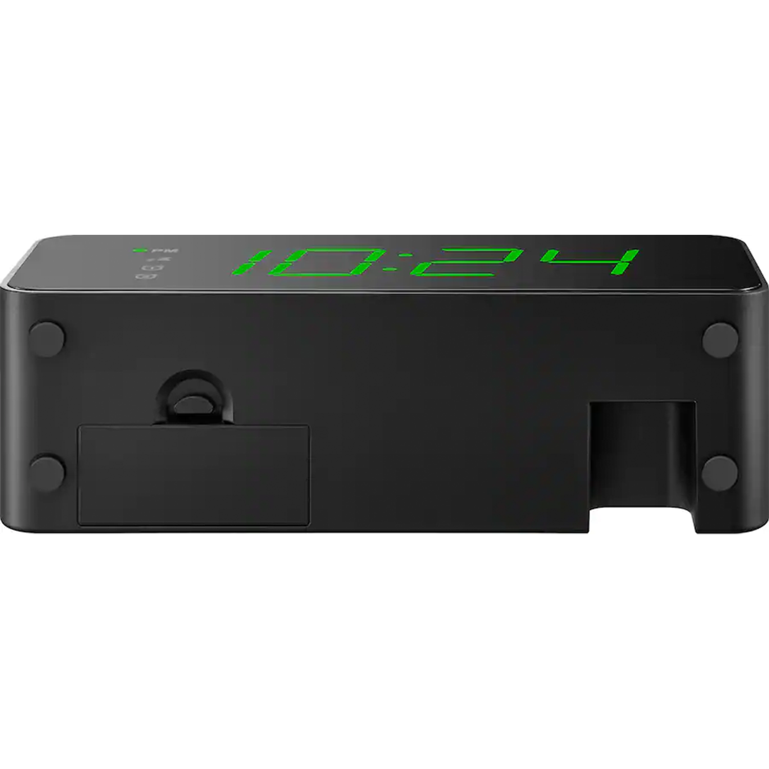 Am/Fm Radio Digital Wake Timepiece, Large Green Led Display Clock With Dual Independent Alarms, Four-Step Screen Dimming, Station Memory Presets And Backup Power Storage