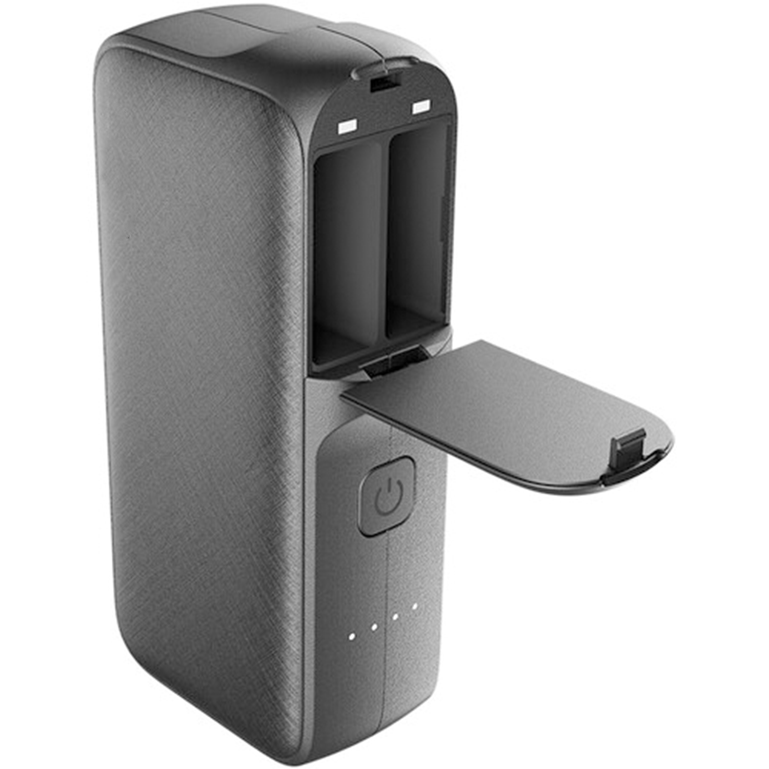 Dual-Slot Action Camera Battery Charging Storage Power Bank, 20W Multi-Port Fast Charge Portable Energy Case With Dual Usb Outputs And Airline-Safe Capacity