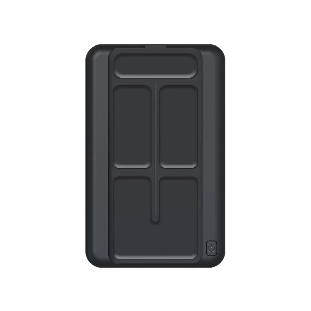 5000Mah Magnetic Wireless Portable Power Pack, Foldable Integrated Kickstand External Battery Pack With Dual Output Ports And Multi Pastel Color Options